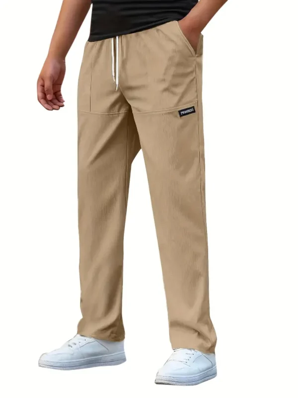 Men's Lightweight Casual Pants, Spring/Summer Workwear, Machine Washable - Image 7