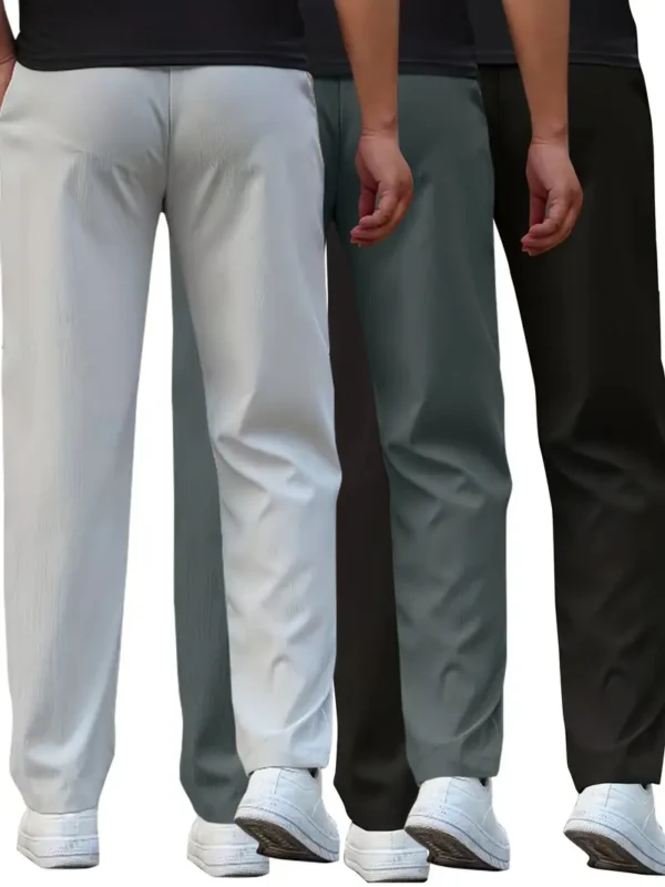 Men's Lightweight Casual Pants, Spring/Summer Workwear, Machine Washable - Image 4